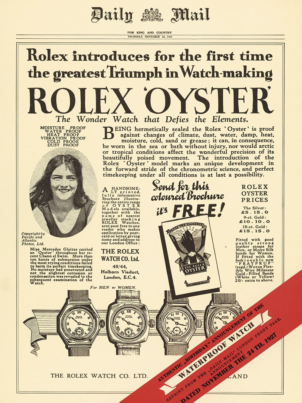Rolex Oyster Story